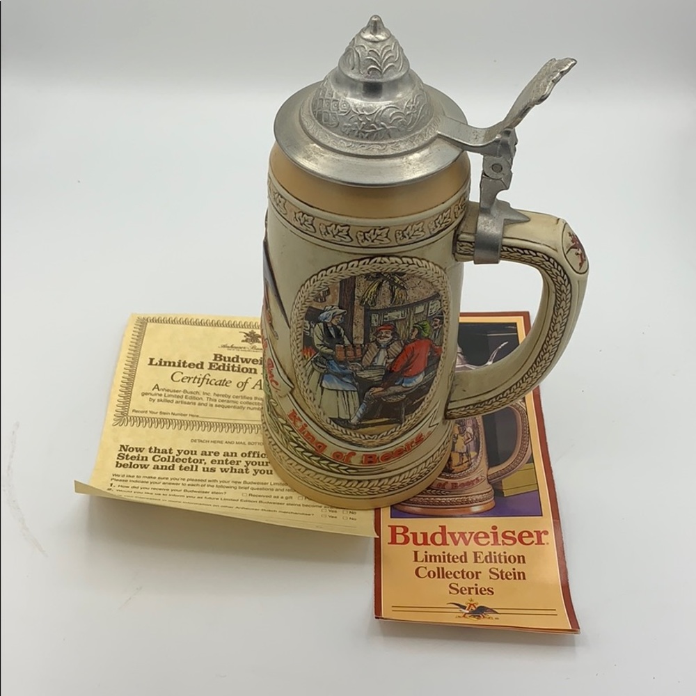Stein Budweiser limited edition J series mug